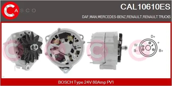 Alternator (CAL10610ES)