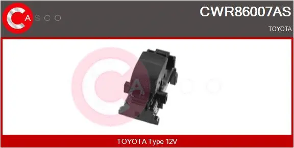 Switch, window regulator (CWR86007AS)