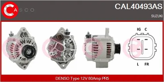 Alternator (CAL40493AS)