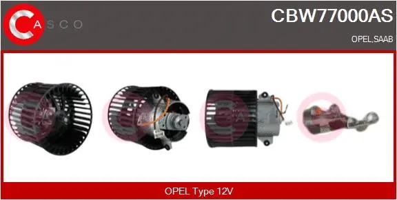 Interior Blower (CBW77000AS)