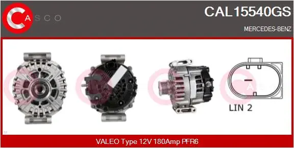 Alternator (CAL15540GS)