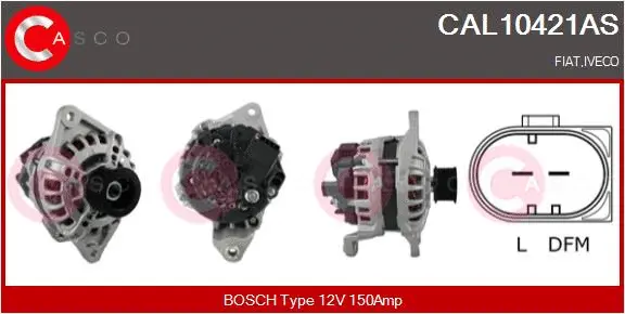 Alternator (CAL10421AS)