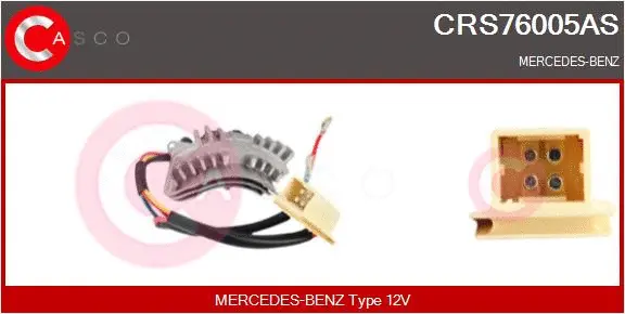 Resistor, interior blower (CRS76005AS)