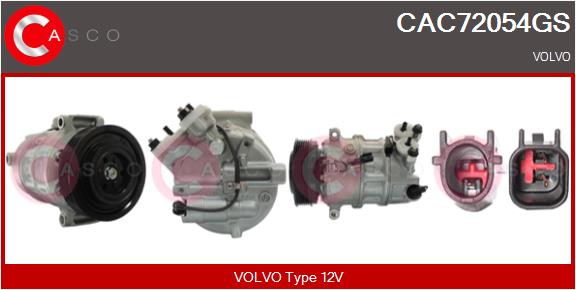 Compressor, air conditioning (CAC72054GS)