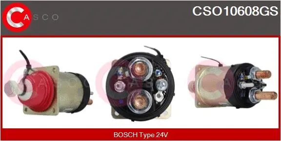 Solenoid Switch, starter (CSO10608GS)