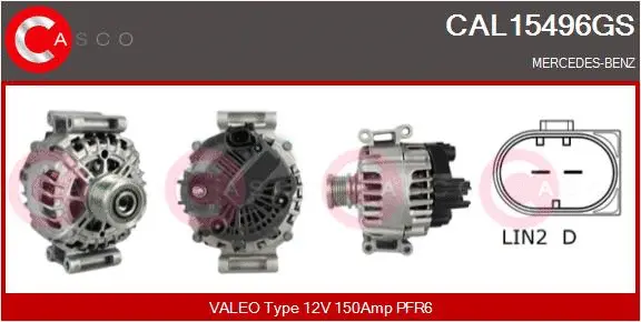 Alternator (CAL15496GS)