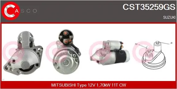 Starter (CST35259GS)