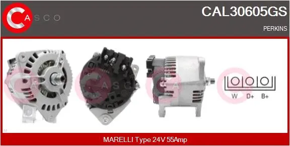 Alternator (CAL30605GS)