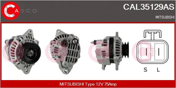 Alternator (CAL35129AS)
