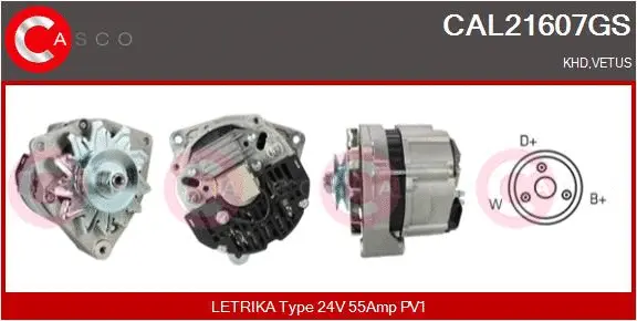 Alternator (CAL21607GS)
