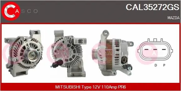 Alternator (CAL35272GS)