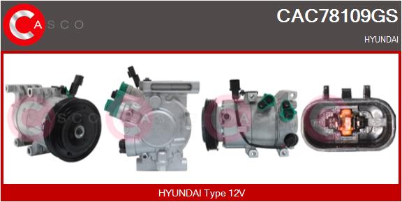 Compressor, air conditioning (CAC78109GS)