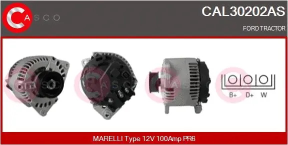 Alternator (CAL30202AS)