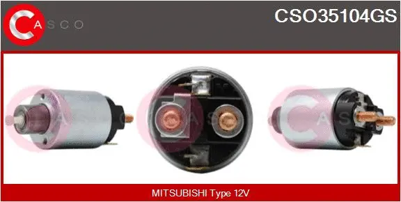 Solenoid Switch, starter (CSO35104GS)