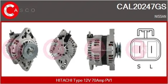 Alternator (CAL20247GS)