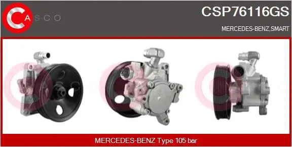 Hydraulic Pump, steering (CSP76116GS)