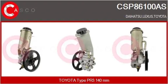 Hydraulic Pump, steering (CSP86100AS)