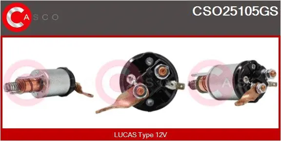 Solenoid Switch, starter (CSO25105GS)