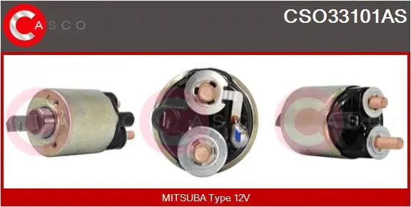Solenoid Switch, starter (CSO33101AS)
