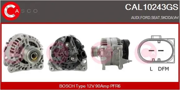 Alternator (CAL10243GS)