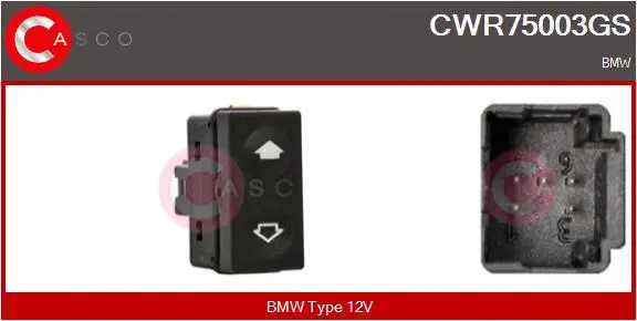 Switch, window regulator (CWR75003GS)