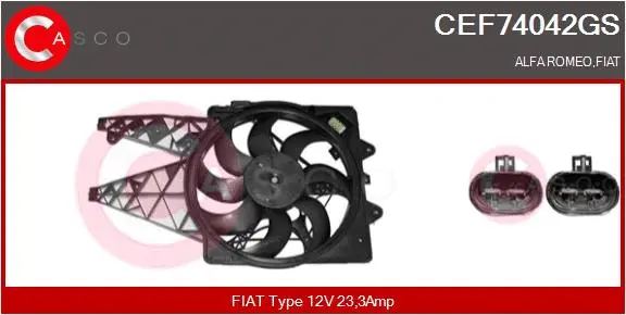 Electric Motor, radiator fan (CEF74042GS)