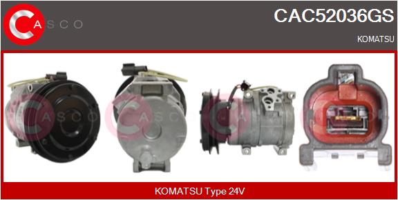 Compressor, air conditioning (CAC52036GS)