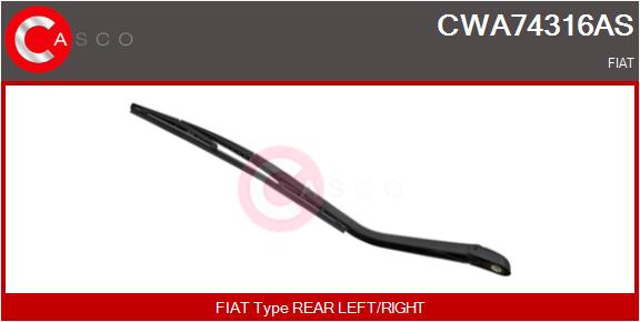 Wiper Arm, window cleaning (CWA74316AS)