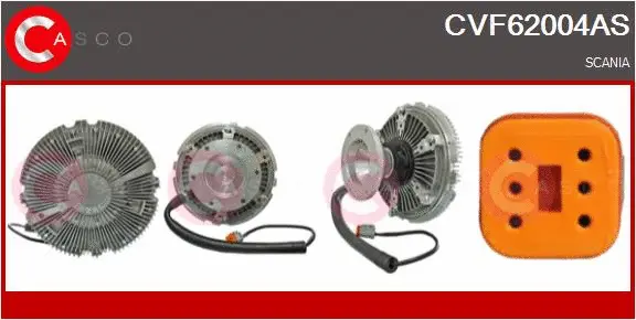 Clutch, radiator fan (CVF62004AS)
