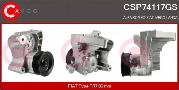 Hydraulic Pump, steering (CSP74117GS)
