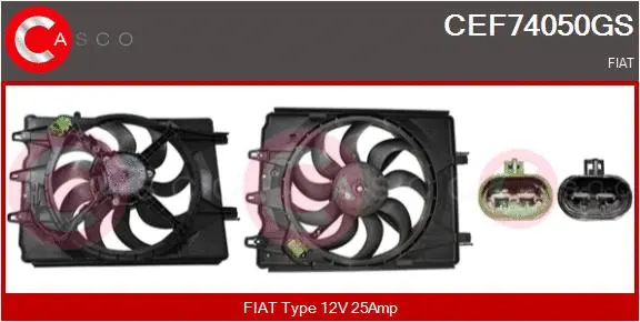 Electric Motor, radiator fan (CEF74050GS)