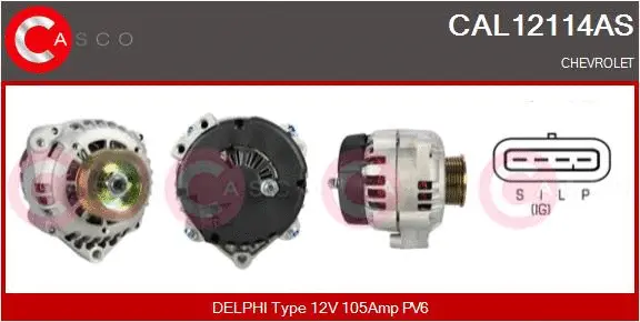 Alternator (CAL12114AS)