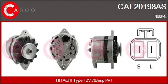 Alternator (CAL20198AS)