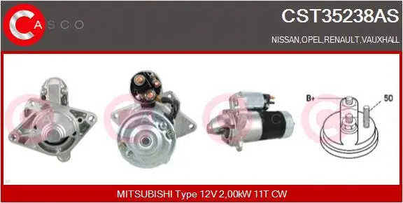 Starter (CST35238AS)
