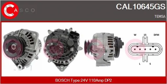 Alternator (CAL10645GS)