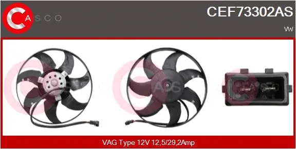 Fan, engine cooling (CEF73302AS)