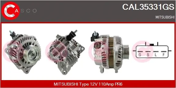 Alternator (CAL35331GS)
