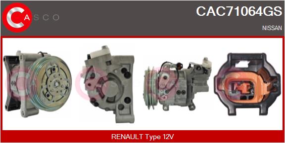Compressor, air conditioning (CAC71064GS)