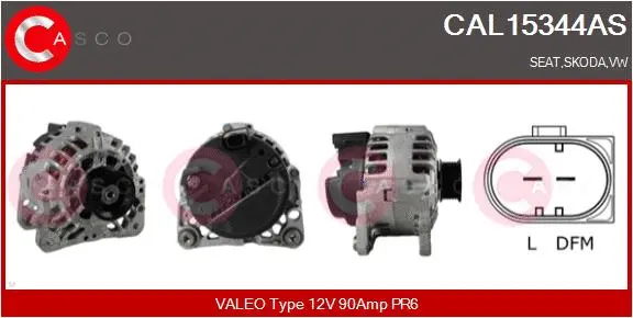 Alternator (CAL15344AS)