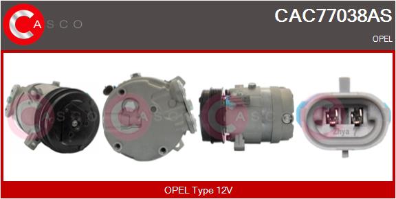 Compressor, air conditioning (CAC77038AS)