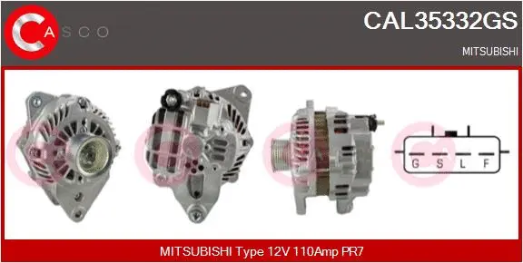 Alternator (CAL35332GS)