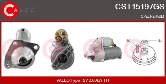 Starter (CST15197GS)