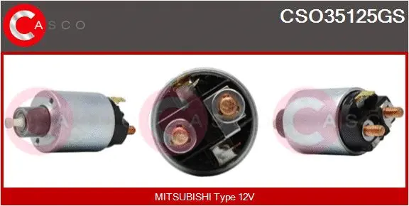 Solenoid Switch, starter (CSO35125GS)