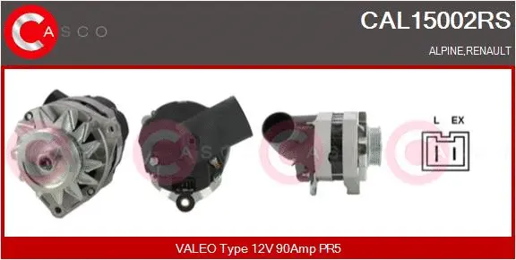Alternator (CAL15002RS)