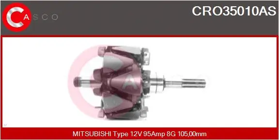 Rotor, alternator (CRO35010AS)
