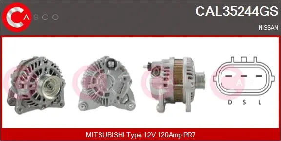 Alternator (CAL35244GS)