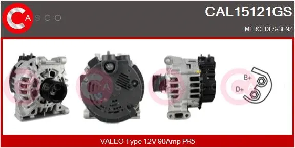Alternator (CAL15121GS)