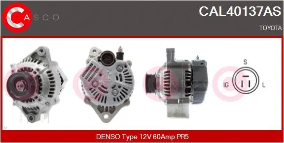 Alternator (CAL40137AS)