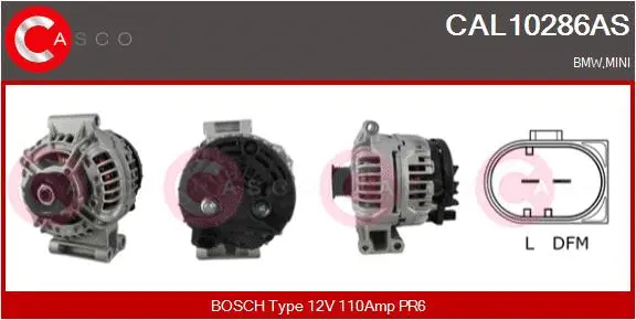 Alternator (CAL10286AS)