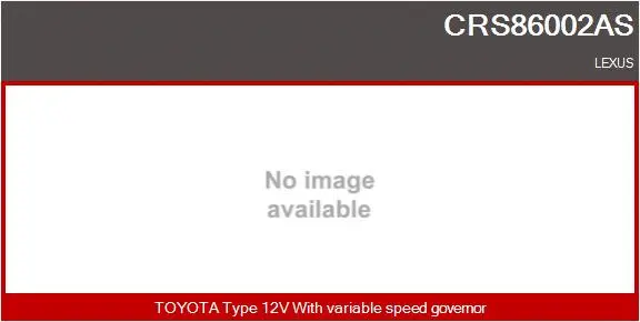 Series resistor, electric motor (radiator fan) (CRS86002AS)